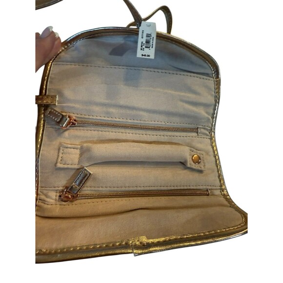 Kendra Scott Travel Rolled Jewelry Case Rose Gold  | Metallic NEW NWT - Picture 3 of 4